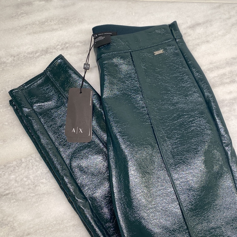 Armani Exchange Faux Leather pants